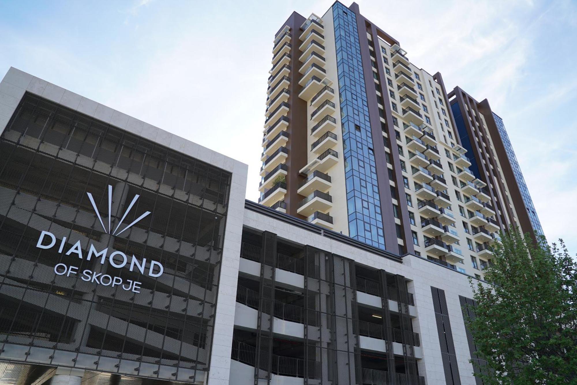 Diamond 72 Apartment , Skopje City - Center, Diamond Residences, Free Parking Exterior photo